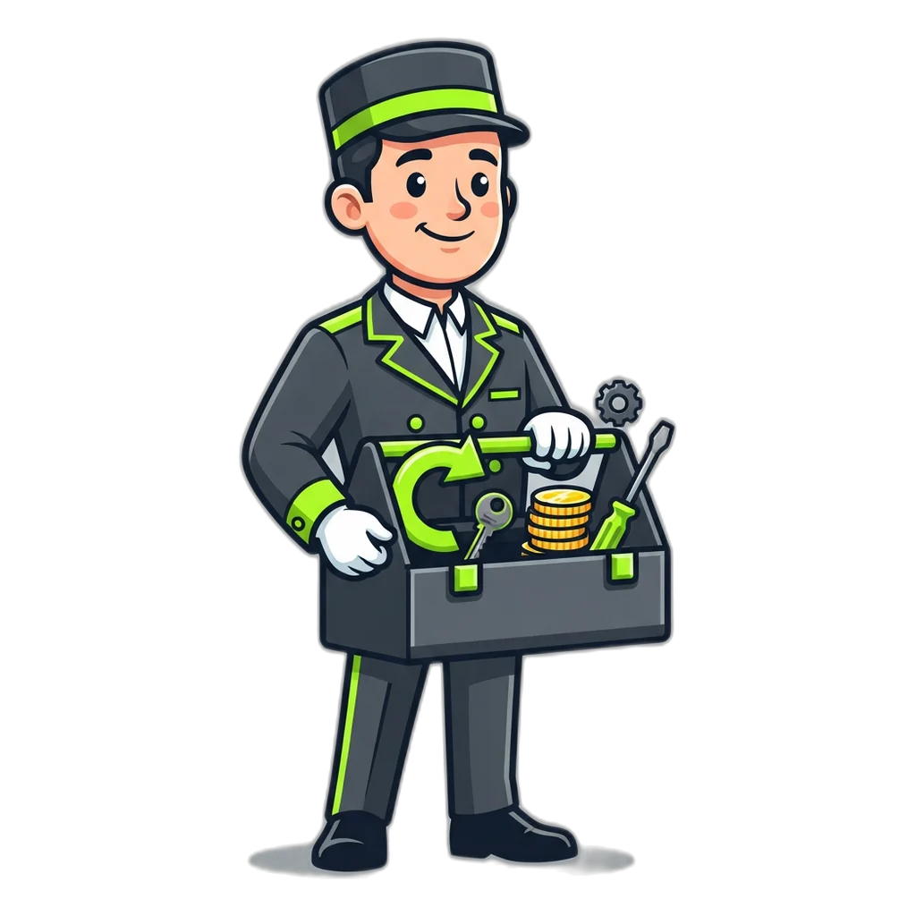 Porter carrying a self-help toolbox, the first stop for 6E Club customer care
