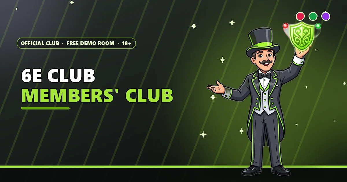 Marquis club host raising a glowing crest on the 6E Club members' club banner