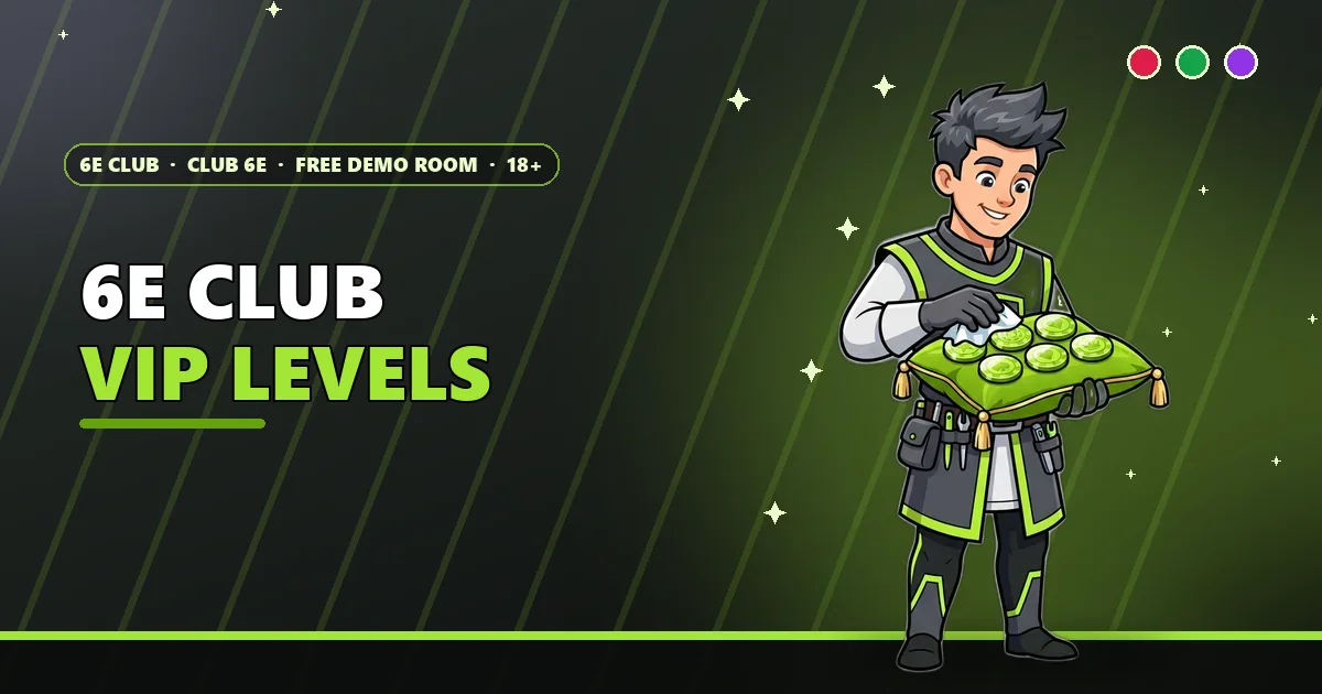 Squire polishing six member badges for the 6E Club VIP levels guide